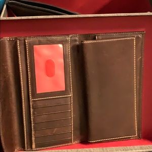 Dooney Bourke wallet with checkbook insert.
